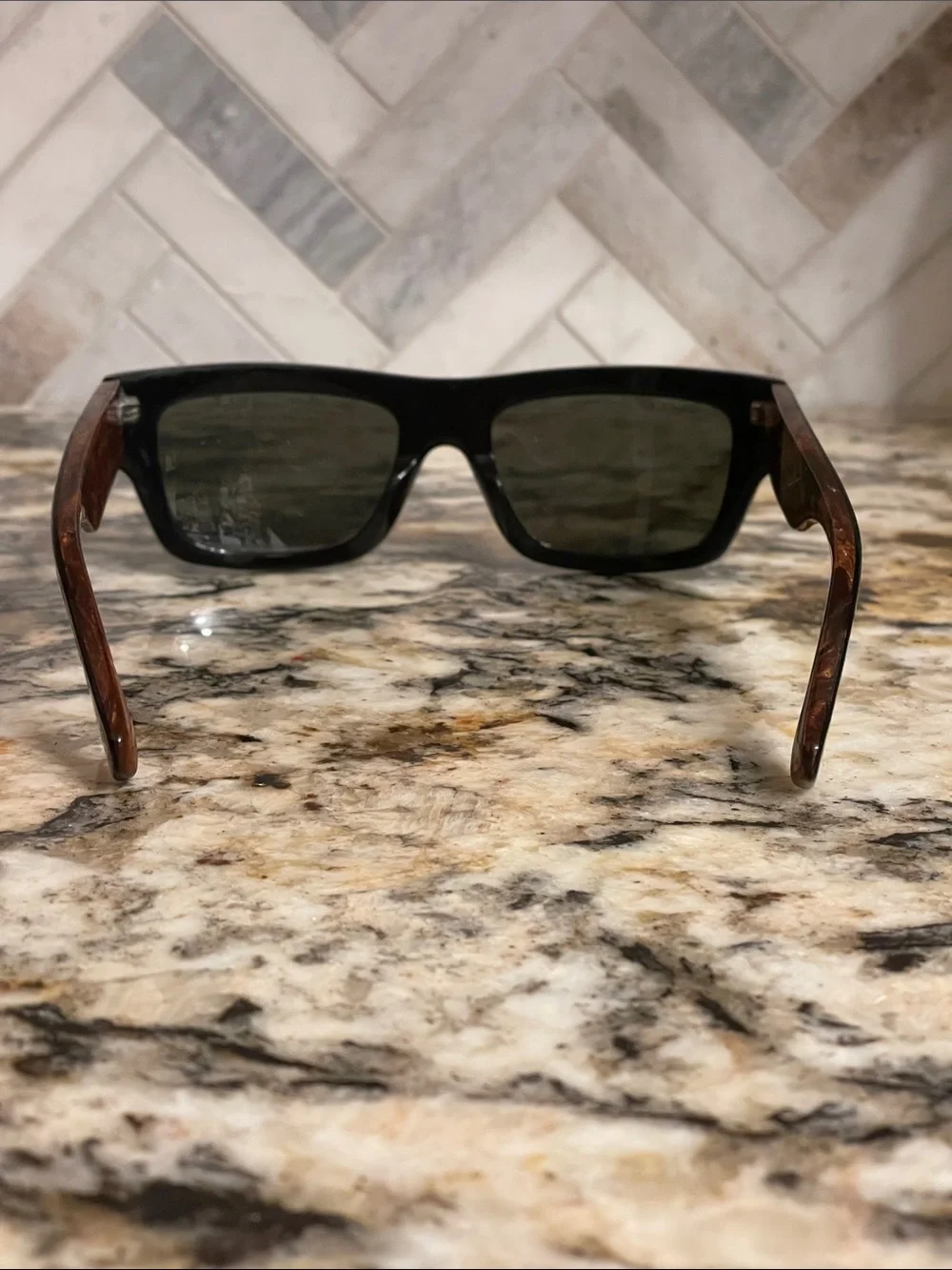 Gucci Black and Tortoiseshell Sunglasses